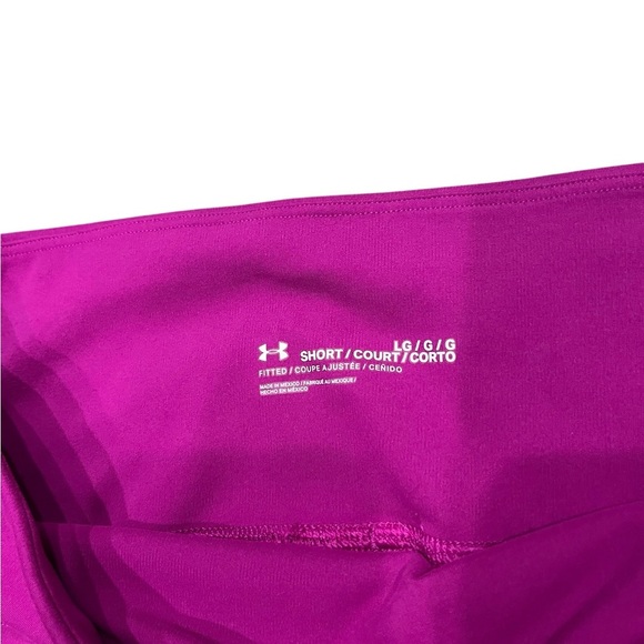 Under Armour Cropped Purple Leggings Size Large - Picture 4 of 4